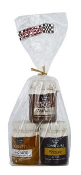 Marmelade Confiture 3 er Set 120g